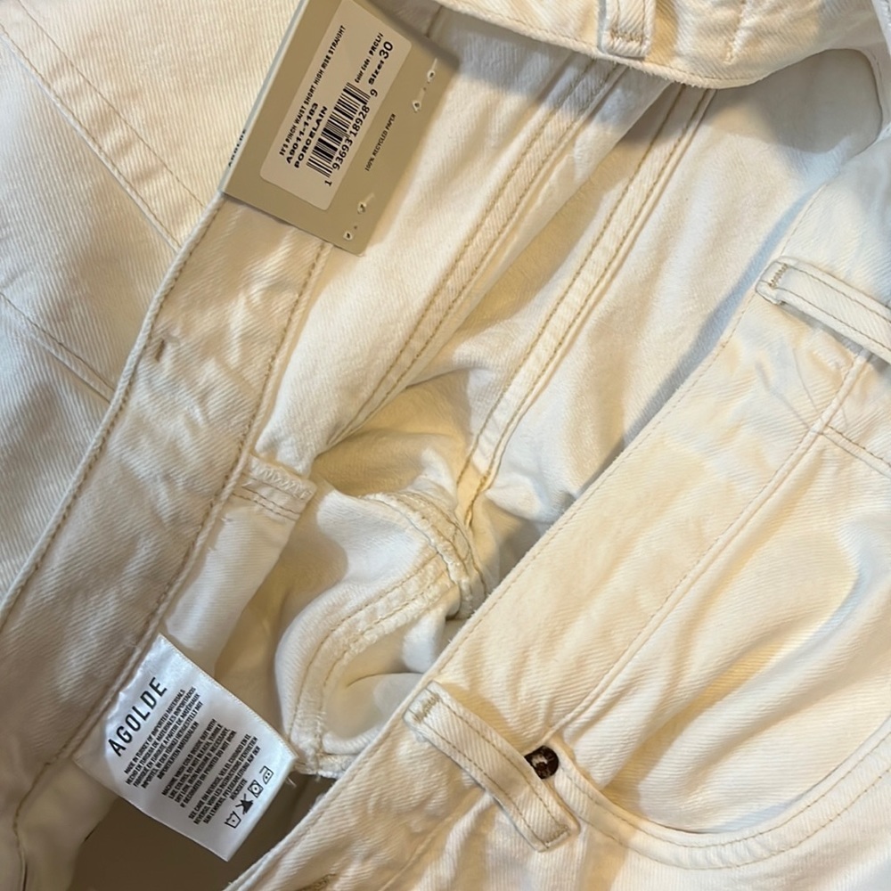 AGolde 90’s Pinch Waist Short High Rise Straight Size 30 NWT - Picture 14 of 16